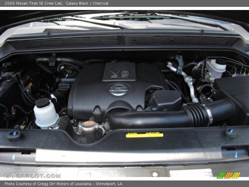 Galaxy Black / Charcoal 2009 Nissan Titan SE Crew Cab