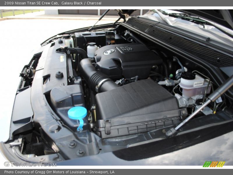  2009 Titan SE Crew Cab Engine - 5.6 Liter Flex-Fuel DOHC 32-Valve CVTCS V8