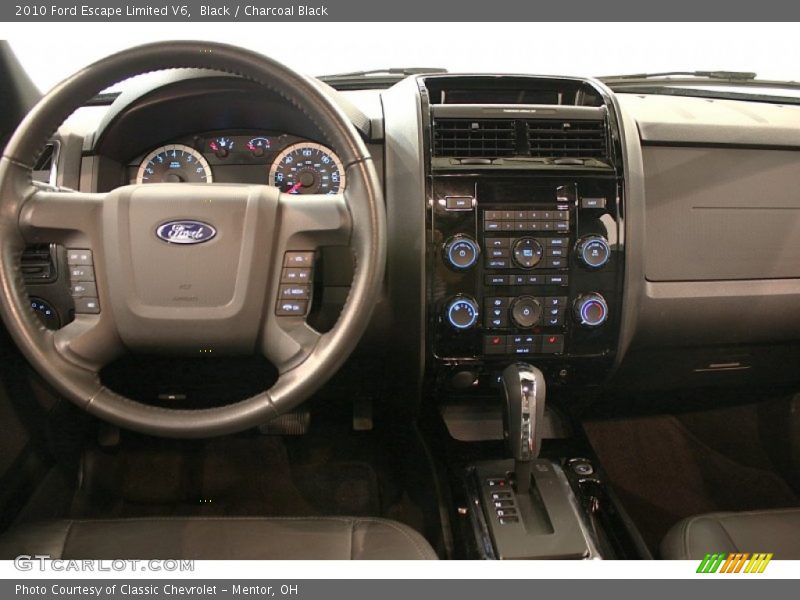 Black / Charcoal Black 2010 Ford Escape Limited V6
