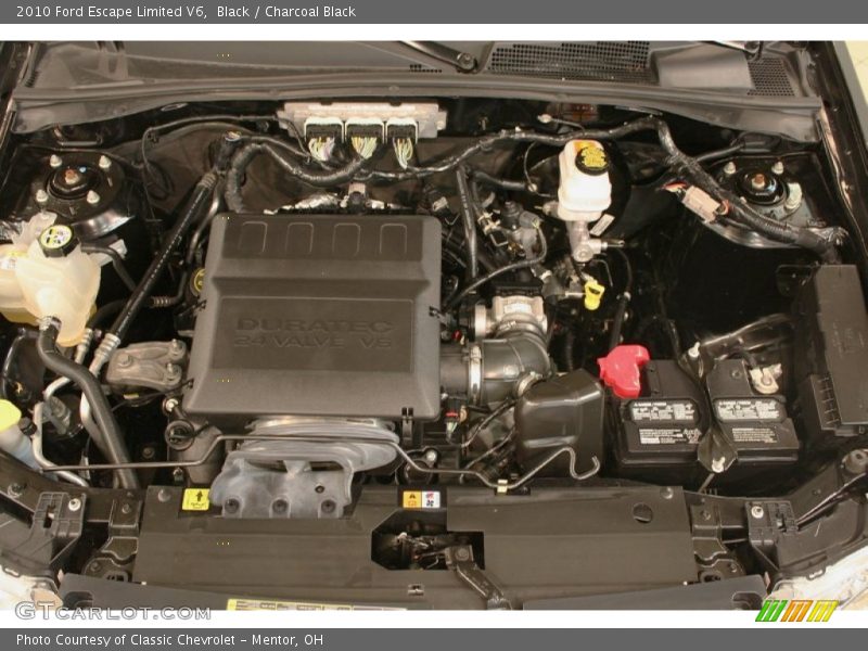 Black / Charcoal Black 2010 Ford Escape Limited V6