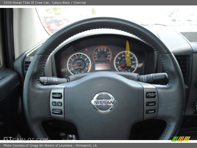 Galaxy Black / Charcoal 2009 Nissan Titan SE Crew Cab