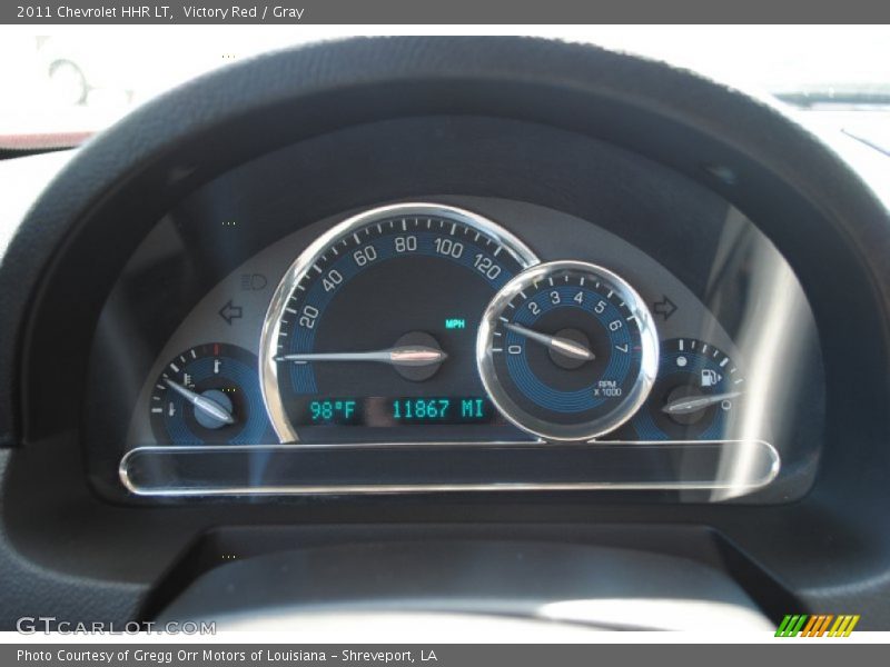 Victory Red / Gray 2011 Chevrolet HHR LT