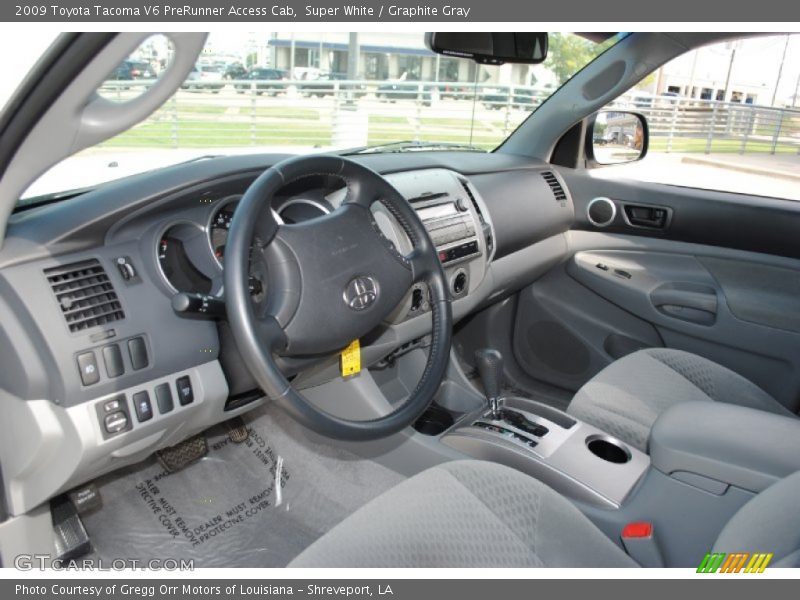  2009 Tacoma V6 PreRunner Access Cab Graphite Gray Interior