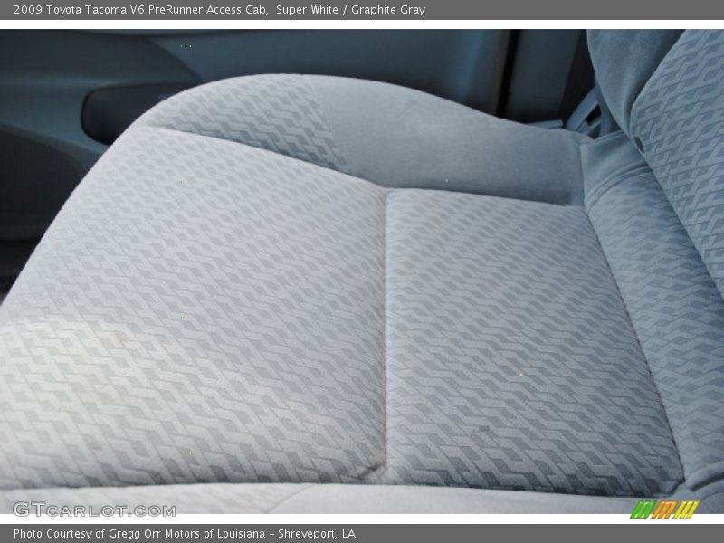 Super White / Graphite Gray 2009 Toyota Tacoma V6 PreRunner Access Cab