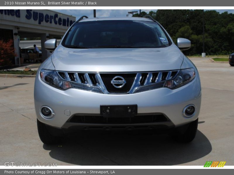 Brilliant Silver Metallic / Black 2010 Nissan Murano SL