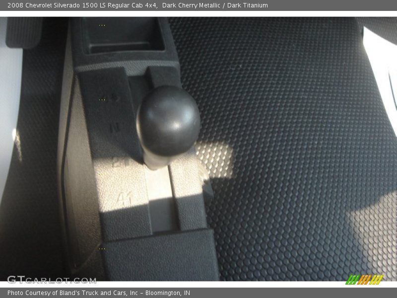 Dark Cherry Metallic / Dark Titanium 2008 Chevrolet Silverado 1500 LS Regular Cab 4x4