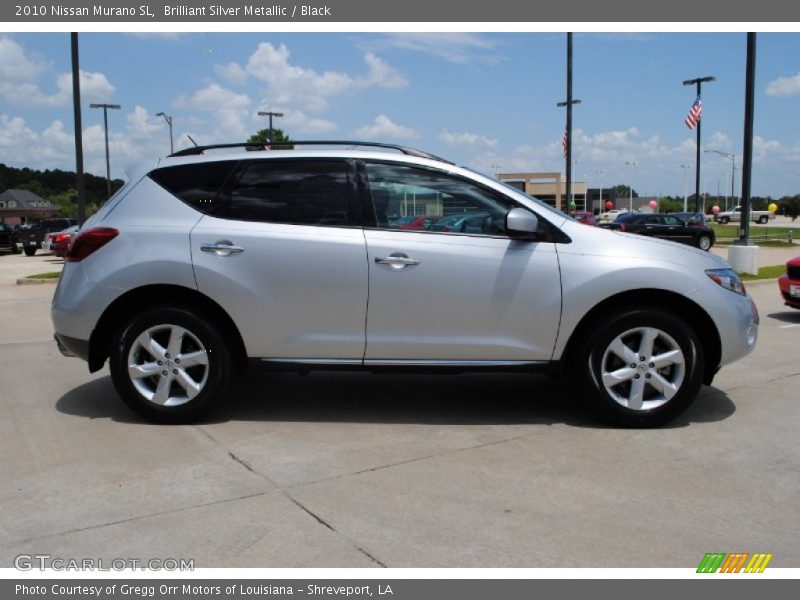 Brilliant Silver Metallic / Black 2010 Nissan Murano SL