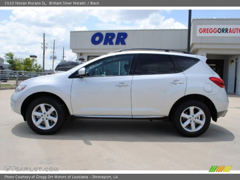 Brilliant Silver Metallic / Black 2010 Nissan Murano SL