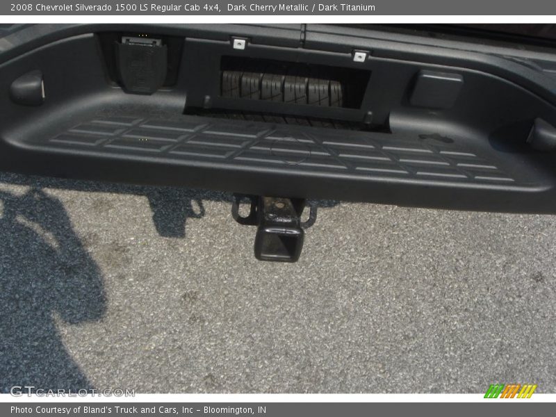 Dark Cherry Metallic / Dark Titanium 2008 Chevrolet Silverado 1500 LS Regular Cab 4x4