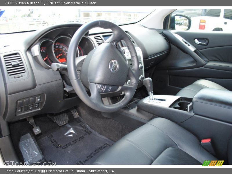 Brilliant Silver Metallic / Black 2010 Nissan Murano SL