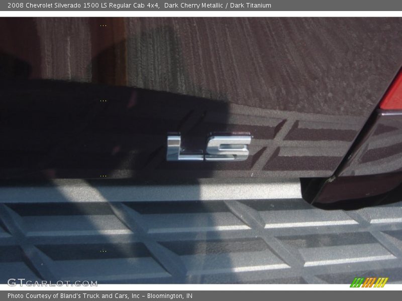 Dark Cherry Metallic / Dark Titanium 2008 Chevrolet Silverado 1500 LS Regular Cab 4x4