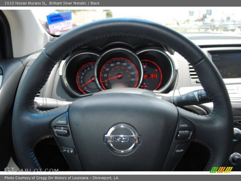 Brilliant Silver Metallic / Black 2010 Nissan Murano SL