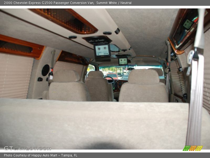 Summit White / Neutral 2000 Chevrolet Express G1500 Passenger Conversion Van
