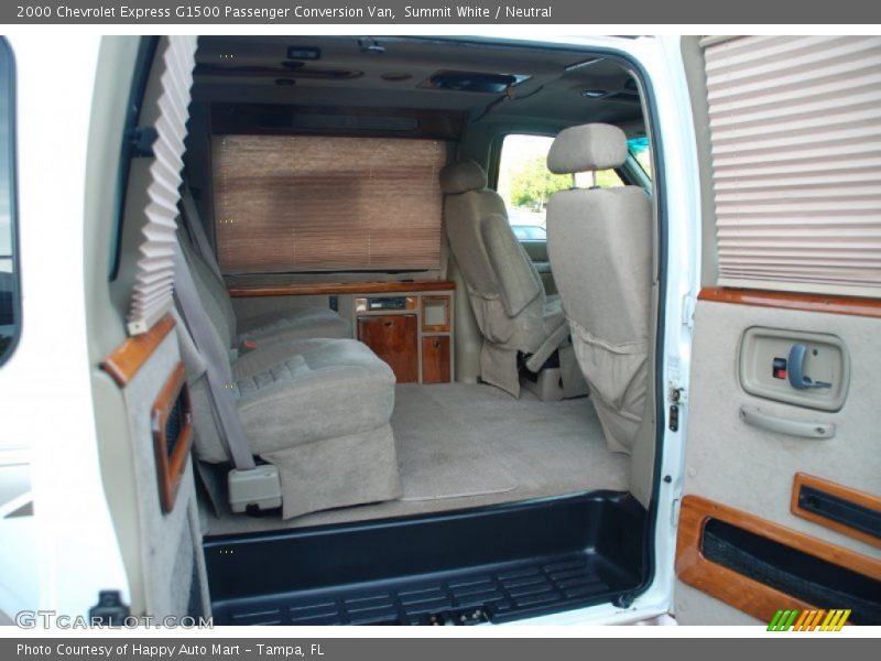 Summit White / Neutral 2000 Chevrolet Express G1500 Passenger Conversion Van
