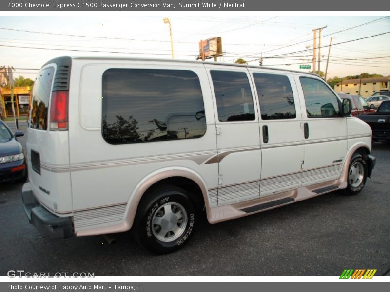 Summit White / Neutral 2000 Chevrolet Express G1500 Passenger Conversion Van