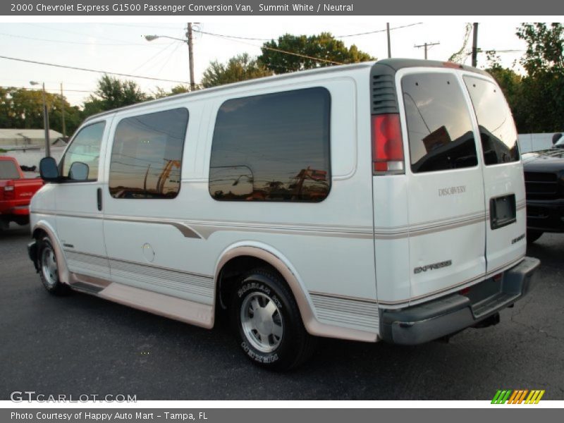 Summit White / Neutral 2000 Chevrolet Express G1500 Passenger Conversion Van