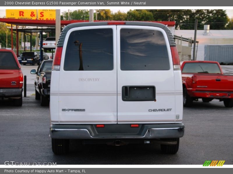 Summit White / Neutral 2000 Chevrolet Express G1500 Passenger Conversion Van