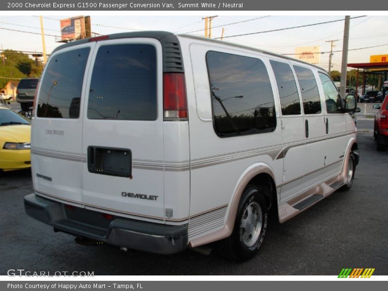 Summit White / Neutral 2000 Chevrolet Express G1500 Passenger Conversion Van