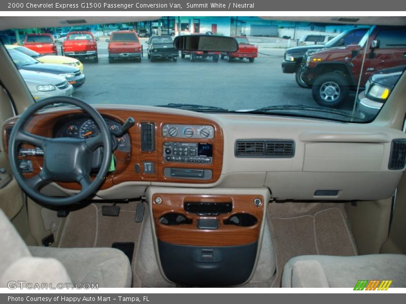 Summit White / Neutral 2000 Chevrolet Express G1500 Passenger Conversion Van