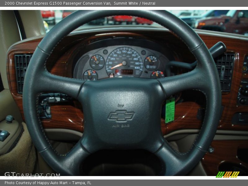 Summit White / Neutral 2000 Chevrolet Express G1500 Passenger Conversion Van
