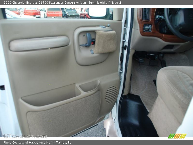 Summit White / Neutral 2000 Chevrolet Express G1500 Passenger Conversion Van