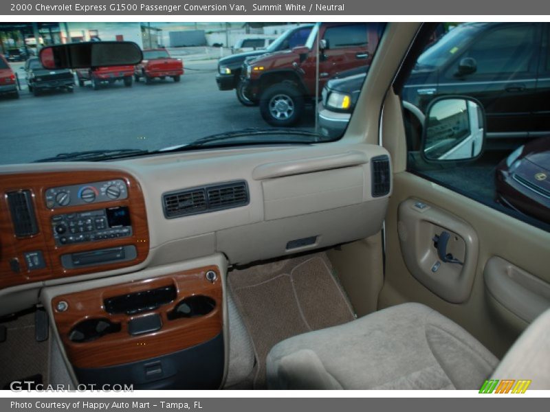 Summit White / Neutral 2000 Chevrolet Express G1500 Passenger Conversion Van