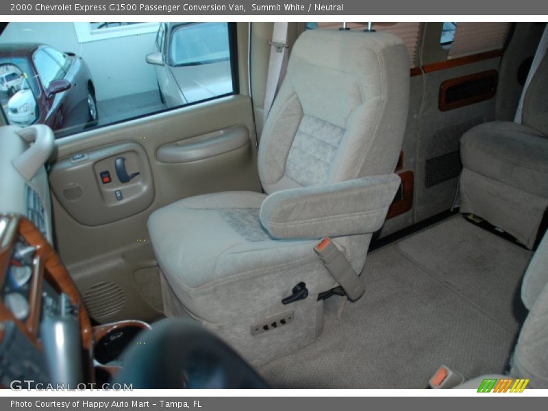 Summit White / Neutral 2000 Chevrolet Express G1500 Passenger Conversion Van