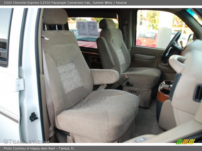 Summit White / Neutral 2000 Chevrolet Express G1500 Passenger Conversion Van