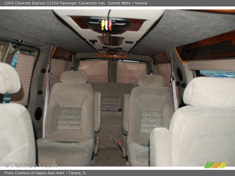 Summit White / Neutral 2000 Chevrolet Express G1500 Passenger Conversion Van