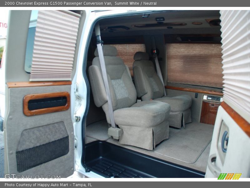 Summit White / Neutral 2000 Chevrolet Express G1500 Passenger Conversion Van