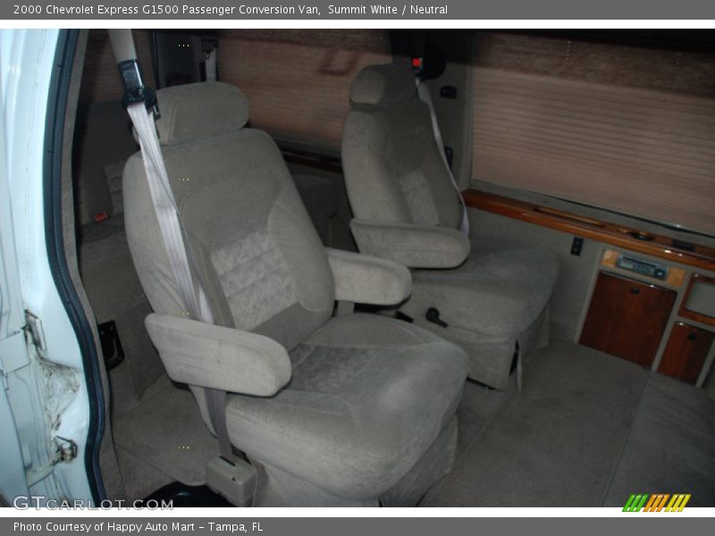 Summit White / Neutral 2000 Chevrolet Express G1500 Passenger Conversion Van