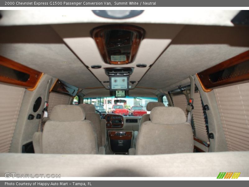 Summit White / Neutral 2000 Chevrolet Express G1500 Passenger Conversion Van