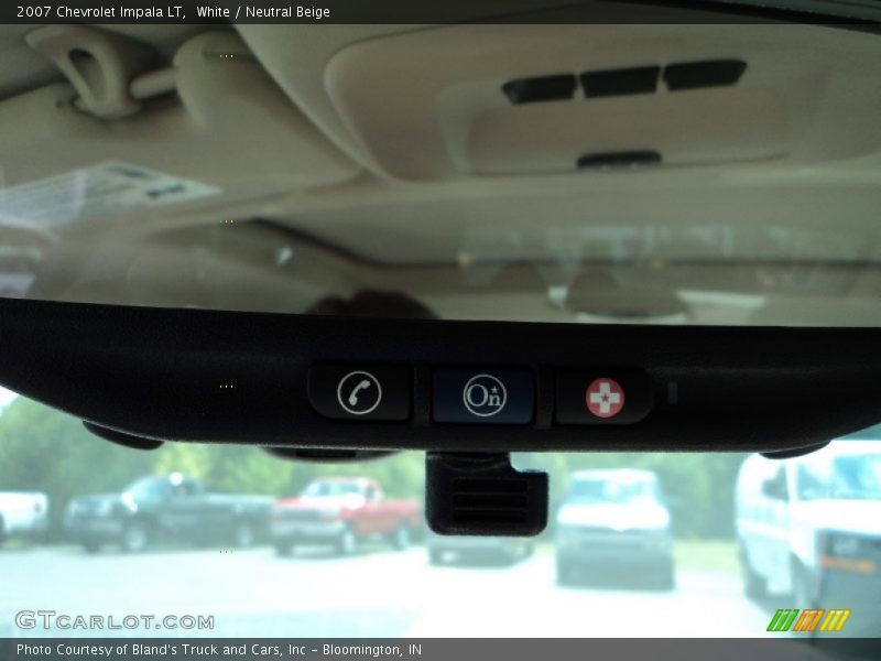 White / Neutral Beige 2007 Chevrolet Impala LT