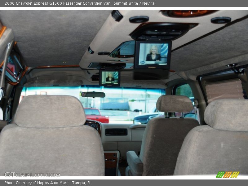 Summit White / Neutral 2000 Chevrolet Express G1500 Passenger Conversion Van
