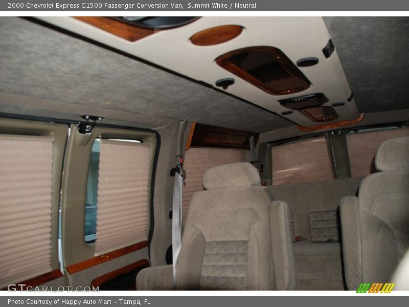 Summit White / Neutral 2000 Chevrolet Express G1500 Passenger Conversion Van