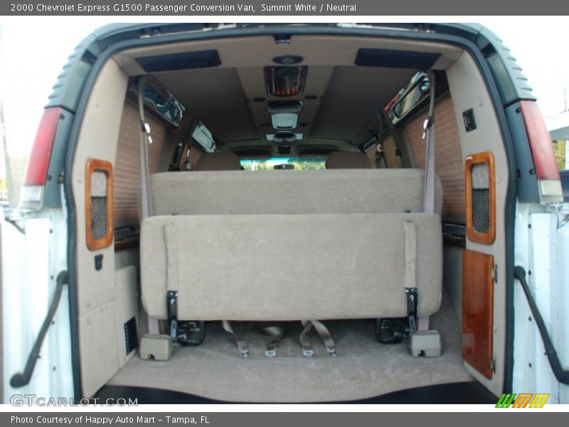 Summit White / Neutral 2000 Chevrolet Express G1500 Passenger Conversion Van