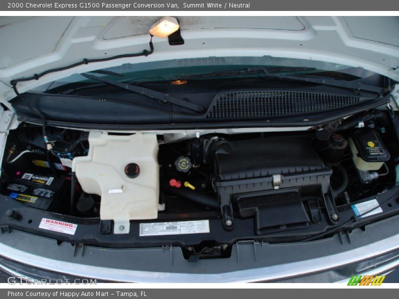 Summit White / Neutral 2000 Chevrolet Express G1500 Passenger Conversion Van