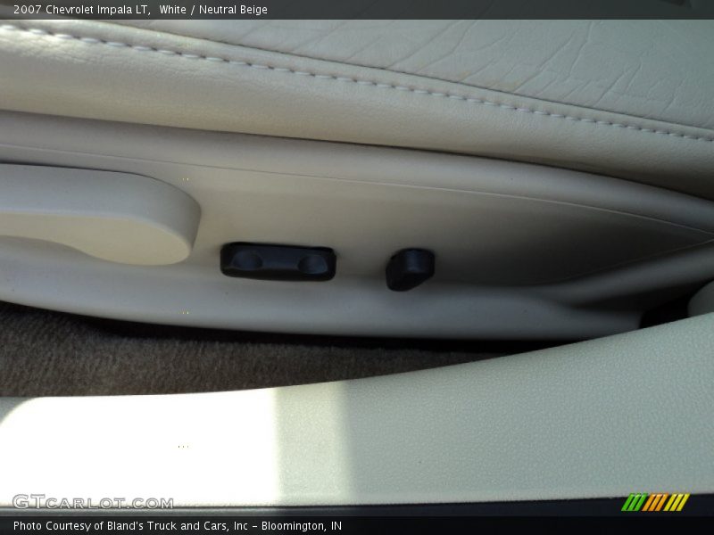 White / Neutral Beige 2007 Chevrolet Impala LT
