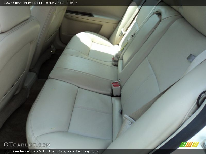 White / Neutral Beige 2007 Chevrolet Impala LT