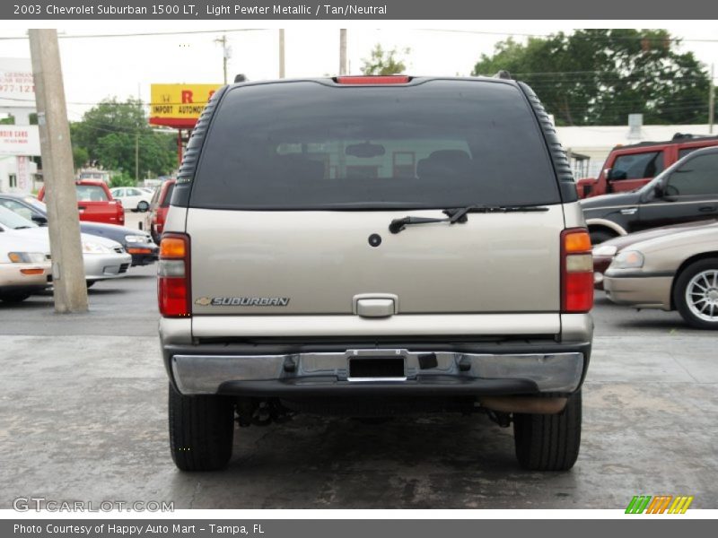 Light Pewter Metallic / Tan/Neutral 2003 Chevrolet Suburban 1500 LT