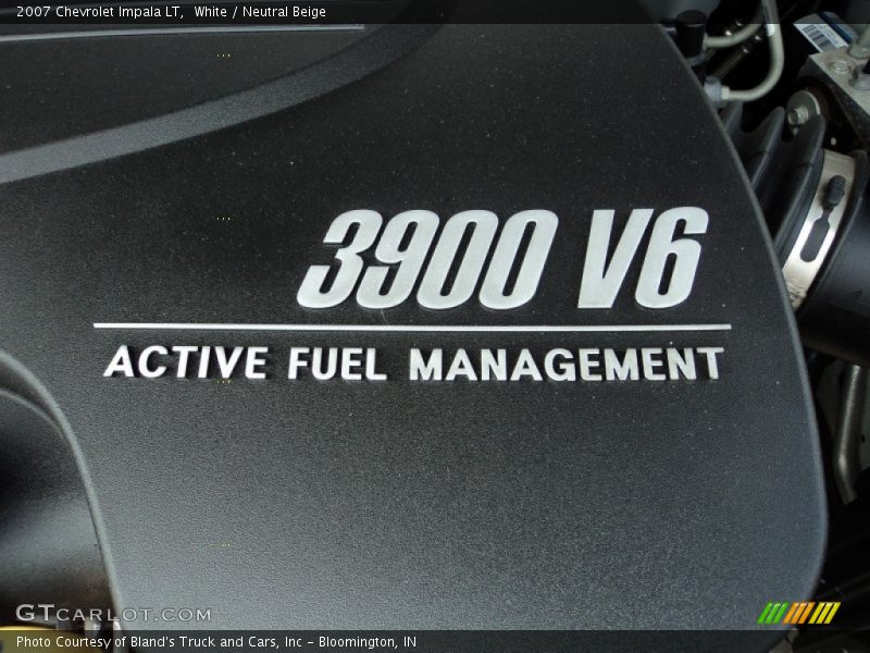 White / Neutral Beige 2007 Chevrolet Impala LT