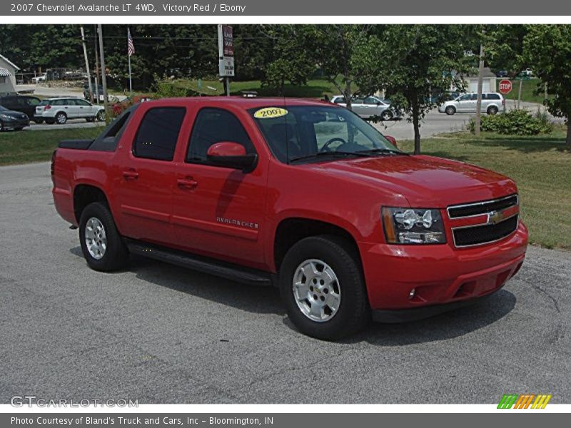 Victory Red / Ebony 2007 Chevrolet Avalanche LT 4WD
