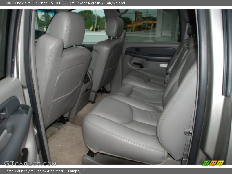 Light Pewter Metallic / Tan/Neutral 2003 Chevrolet Suburban 1500 LT