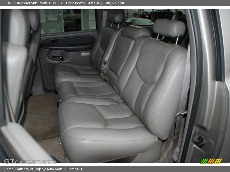 Light Pewter Metallic / Tan/Neutral 2003 Chevrolet Suburban 1500 LT