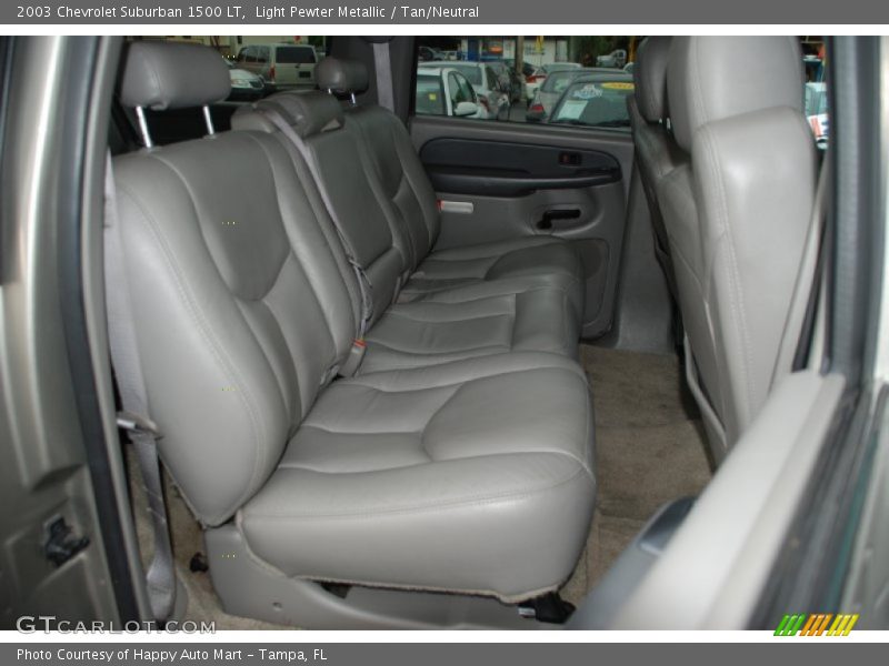 Light Pewter Metallic / Tan/Neutral 2003 Chevrolet Suburban 1500 LT