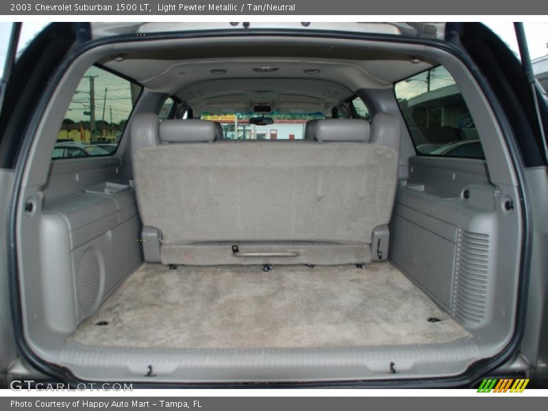 Light Pewter Metallic / Tan/Neutral 2003 Chevrolet Suburban 1500 LT