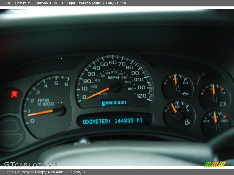  2003 Suburban 1500 LT 1500 LT Gauges