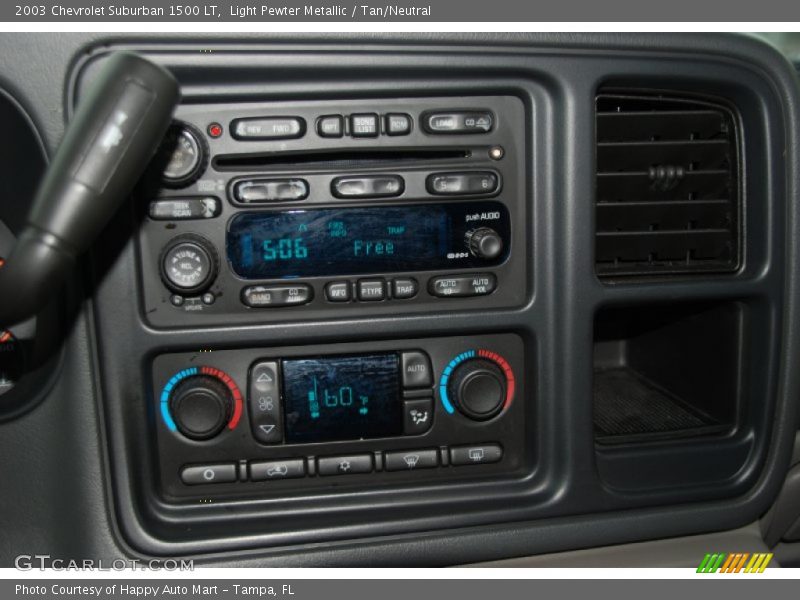 Light Pewter Metallic / Tan/Neutral 2003 Chevrolet Suburban 1500 LT