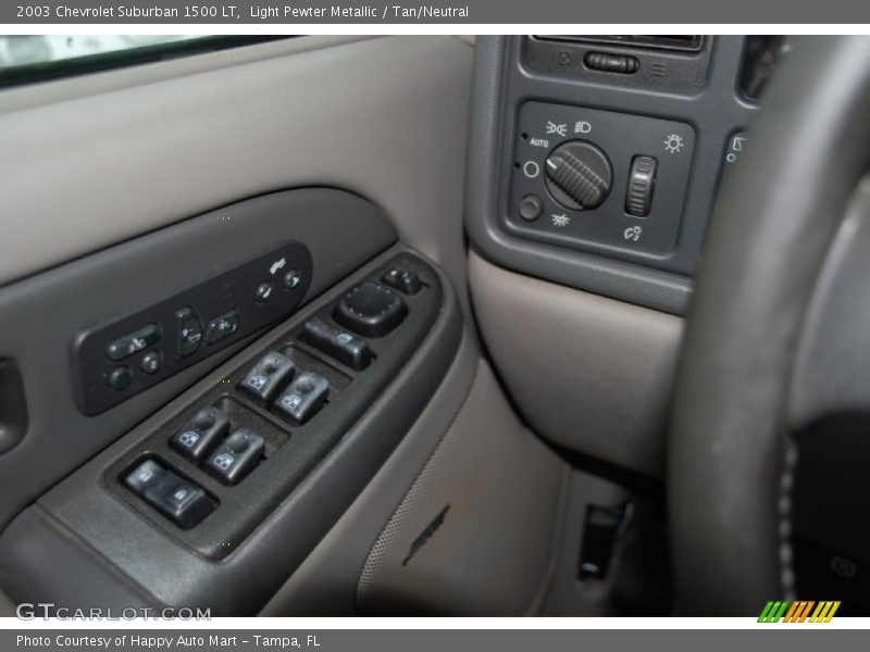Light Pewter Metallic / Tan/Neutral 2003 Chevrolet Suburban 1500 LT