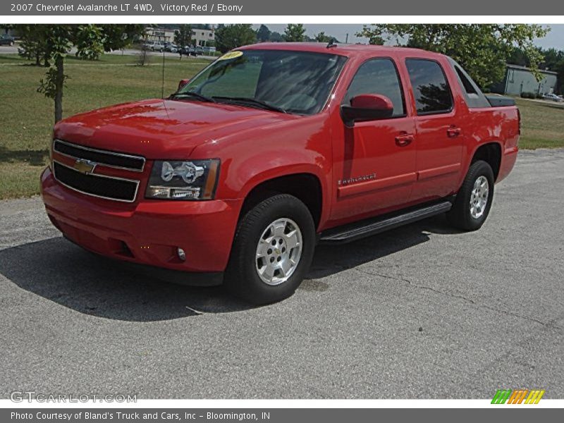 Victory Red / Ebony 2007 Chevrolet Avalanche LT 4WD